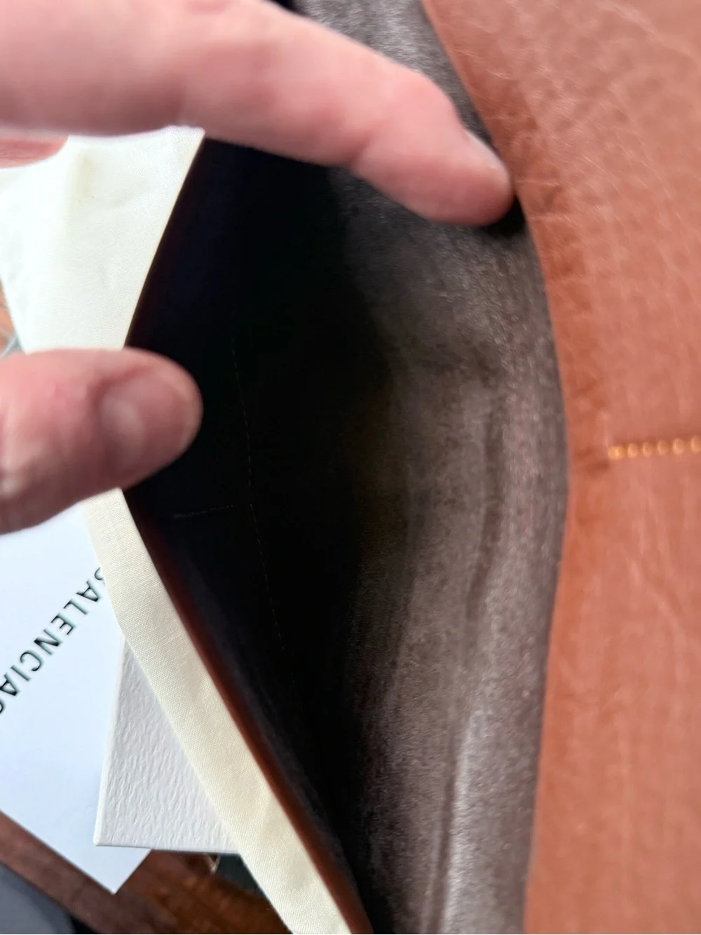 Balenciaga Brown Long Wallet